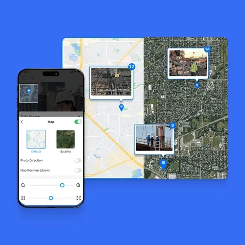 Switch Between Map and Satellite Views