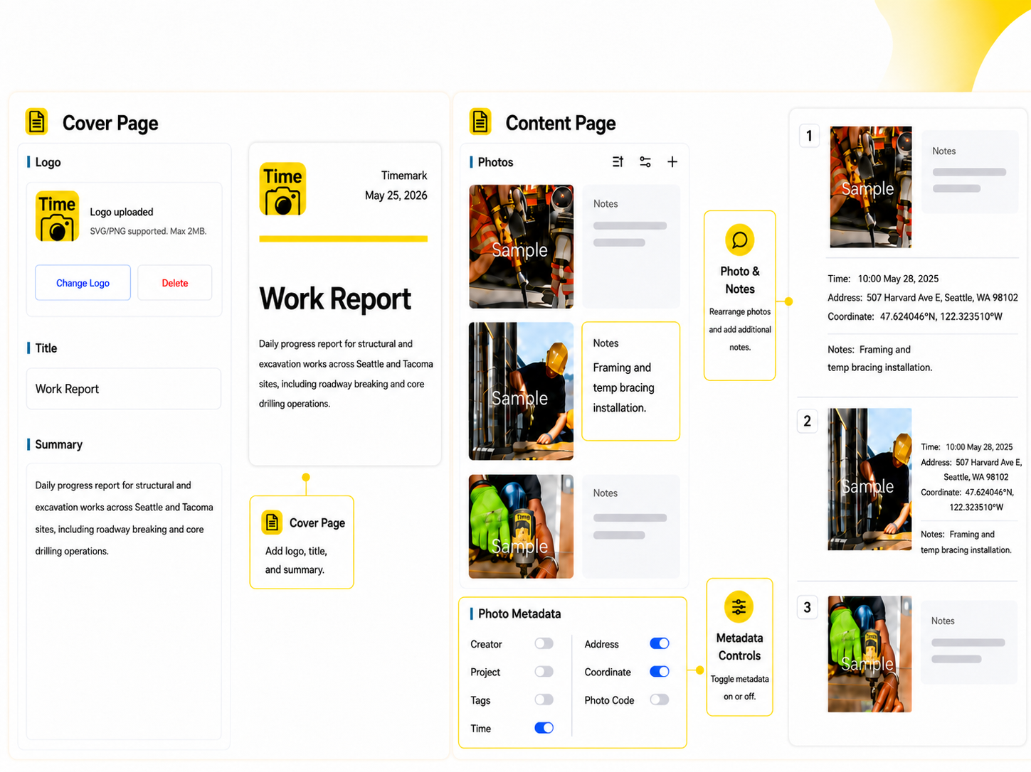 PDF Editor interface in Teamspace